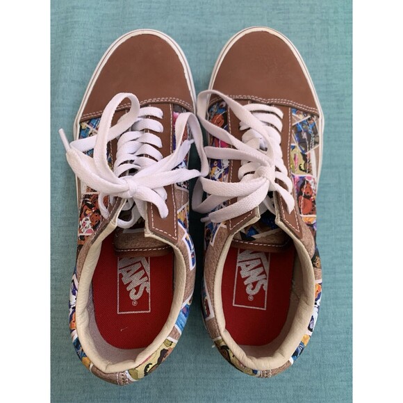 Vans x Disney 100th Scrapbook Old Skool Skate Sneakers Shoes Mens 6.5 Women’s 8 - Picture 6 of 13